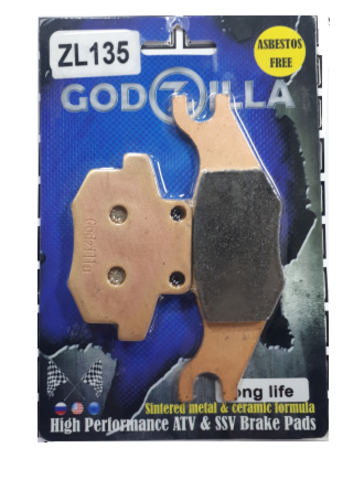 Godzilla Moto ZL135 LL Колодки тормозные Godzilla Long Life Задние для Aodes Pathcross 650 / 800 /10