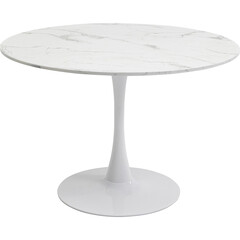 Стол Schickeria Marbleprint White Ø110 см