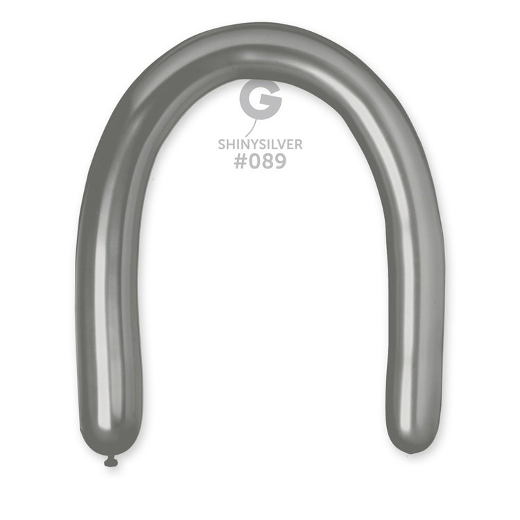 Шар И ШДМ 260/ 5*150 см, Хром, Серебро (089), 25 шт.