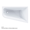 Am.Pm W72A-160R100W-A2 Ванна акриловая spirit  ассиметричная 160x100. без слива/перелива. правосторонняя