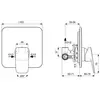 Ideal Standard Ceraplan BD252AA Встраиваемый смеситель для душа, (внешняя и встраиваемая части), хром