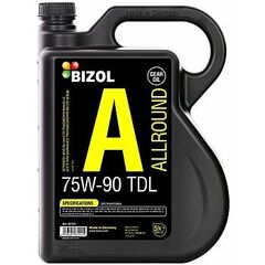 87221 BIZOL Синт-ое тр.масло Allround Gear Oil TDL 75W-90 GL-4/GL-5/MT-1 (5л) - 5 л