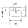 Duravit DuraStyle 2324600000 Раковина медицинская