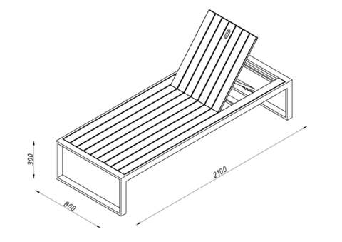 Шезлонг OUTDOOR