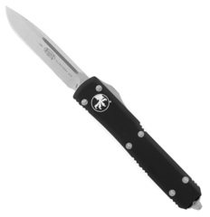 Фото Автоматический выкидной нож Microtech Ultratech S/E, сталь CTS-204P, рукоять алюминий,черный