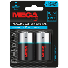 Батарейка C (LR14) ProMega jet (2 шт/уп)