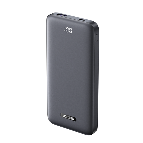 Внешний аккумулятор UGREEN PB198 60689 10000mAh Ultra Slim Quick Charging 20W Power Bank, Gray