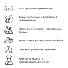 Форма для выпечки, кольцо d=18 см h=10 см