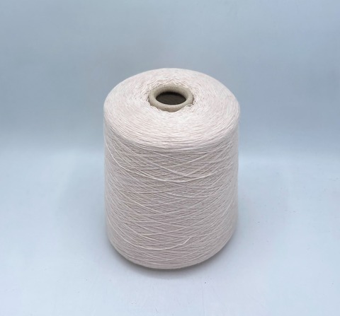 Бобинная пряжа (пр.Италия),art-Seacash 2/48 2400м/100гр, 85% Хлопок 15% Кашемир, цвет-Заварной крем арт.36845