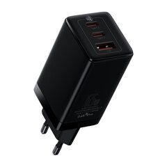 Сетевое зарядное устройство 65W Baseus GaN5 Pro Fast Charger 2C+U Черный (Black)