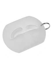 Комплект амбушюр с крючками и чехлом для Apple AirPods Pro 2 (белый) (Размер S)