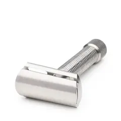 Безопасная бритва Rex Supply Co. Slant Sentry, нержавеющая сталь морского класса