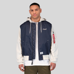 Куртка Alpha Industries L-2B Relaxed Varsity Flight Jacket Replica Blue (Синий)