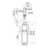 Omoikiri 4995087 Дозатор для моющего средства OM-09-C sensor латунь/хром