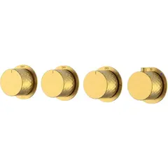 Boheme 124-T-5-MG.1 Смеситель встроенный с термостатом STICK DIAMOND MATT GOLD 5-проходной фото