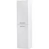 BelBagno DUE-1500-2A-SC-BL-P DUE Шкаф подвесной с двумя распашными дверцами с доводчиками, с двумя полками, универсальный, Bianco Lucido, 400x300x1500