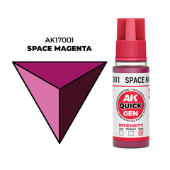 AK Interactive Space Magenta Quick Gen - контрастная акриловая краска, 18 мл