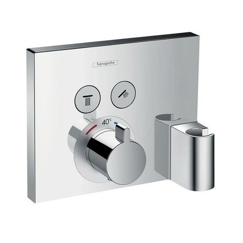 Hansgrohe ShowerSelect 15765000 Термостат встраиваемый на 2 потребителя