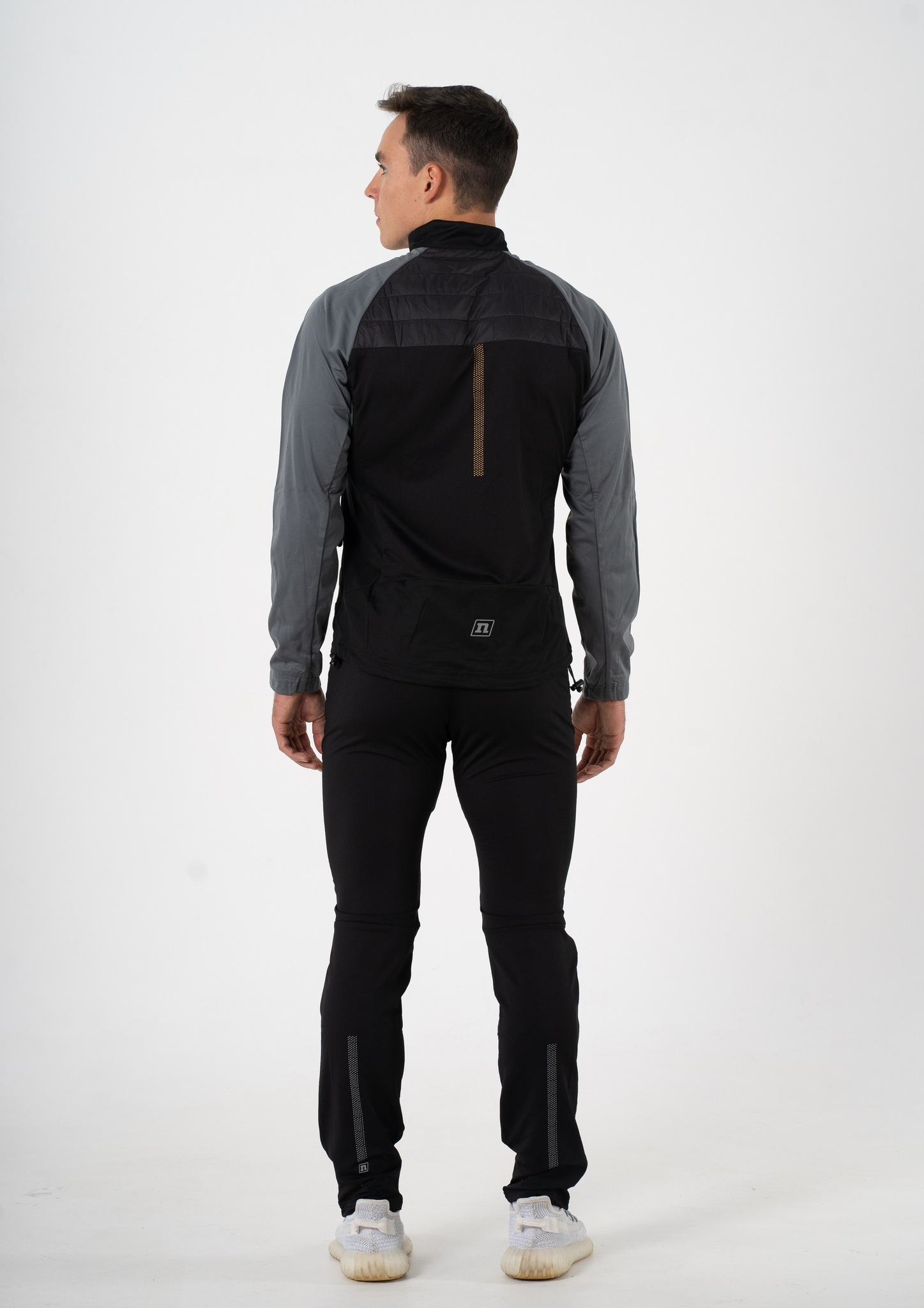 Мужской утепленный лыжный костюм Noname Hybrid 22 black-grey - 2