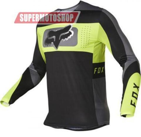 Джерси Fox FLEXAIR MIRER, Чёрный/Салатовый XL