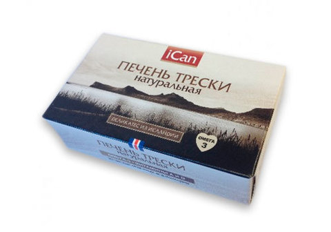 Печень трески Исландская, 120г