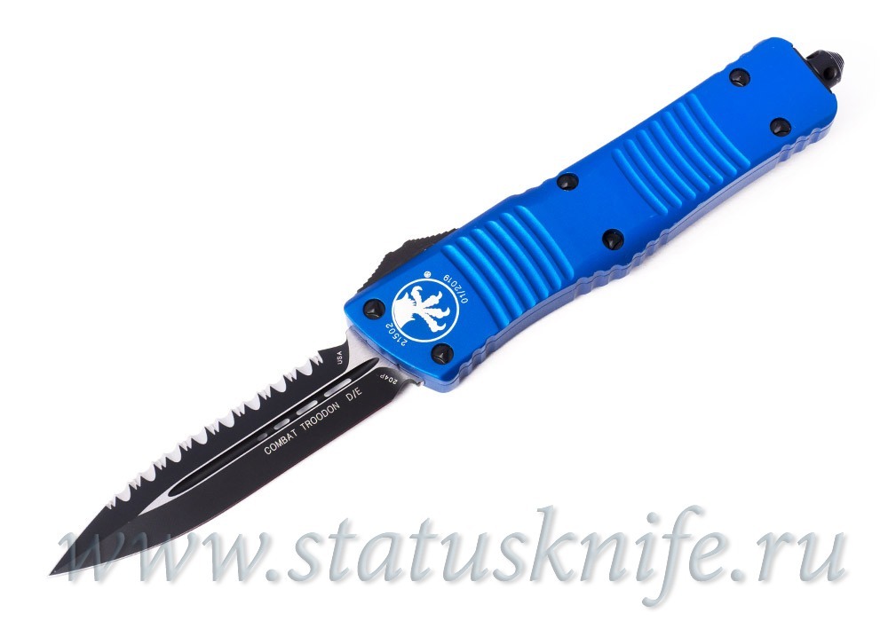 Нож Microtech Combat Troodon 142-3BL 204P Full Serrated