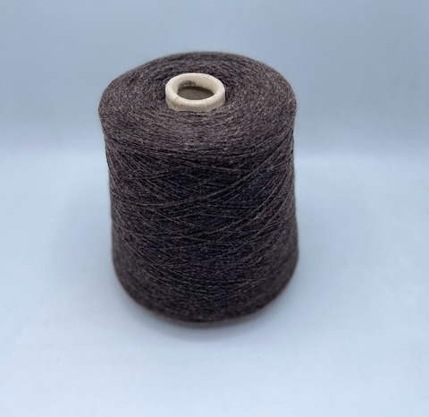 Бобинная пряжа (пр.Италия).art-Yak 2/16 800/100гр, 100%Як , цвет-Коричневый меланж, арт.27730