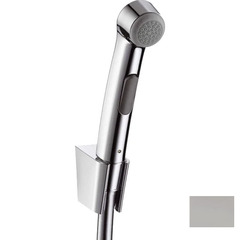 Hansgrohe 32129330 Гигиенический душ со шлангом 125 см и держателем, полированный черный хром фото