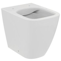 Ideal Standard i.life S T459401 Напольный пристенный безободковый унитаз-соло, технология RimLS+, горизонтальный (универсальный) выпуск, с крепежом фото