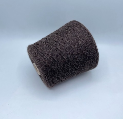 Бобинная пряжа (пр.Италия).art-Yak 2/16 800/100гр, 100%Як , цвет-Коричневый меланж, арт.27730