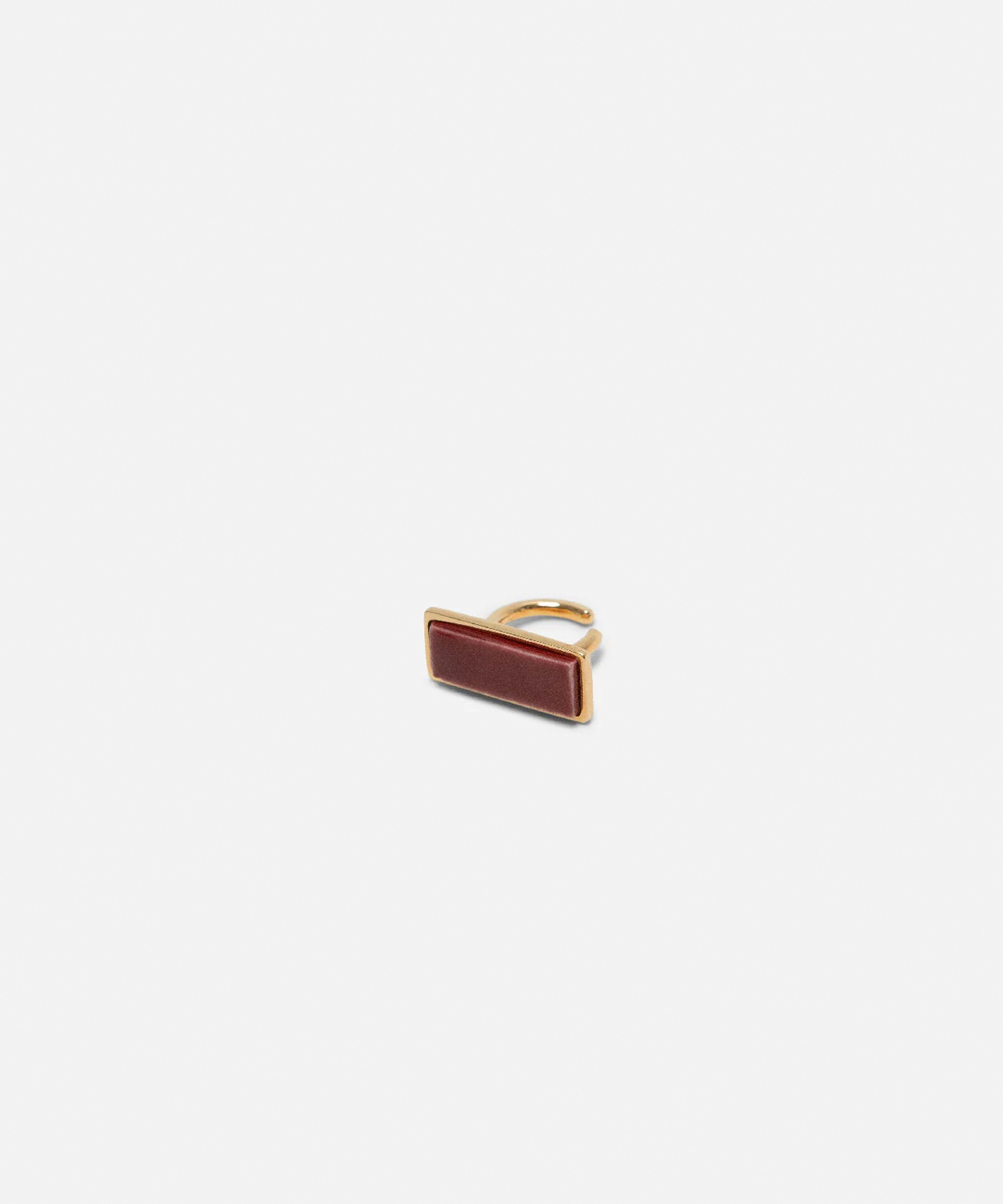 Кафф RECTANGULAR HELIX BURGUNDY