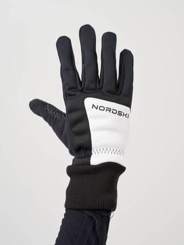 перчатки NORDSKI Arctic Black/White NSU354112, р-р 12-XXL, утепл., черн/бел.