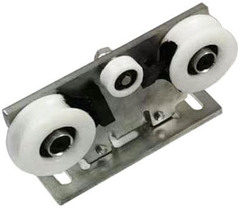 Комплект роликовых тележек (каретки) для GEZE ECdrive T2, вес створок 140 кг (2 шт)