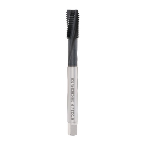 Метчик М12х1,75 (Машинный, винт.) DIN376 HSSEPM-TiCN 6HX C/2-3P R15 a=7,0 H-Tools SC512507Ti
