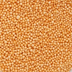 Шарики пенопласт, мелкие, Оранжевый, 2-4 мм, 10 г