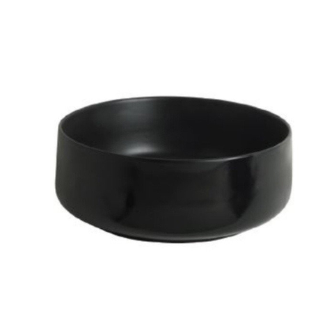 ArtCeram COL001 17 34 ArtCeram COGNAC Раковина настольная Ø 42 см, цвет матовый черный, Saniglaze