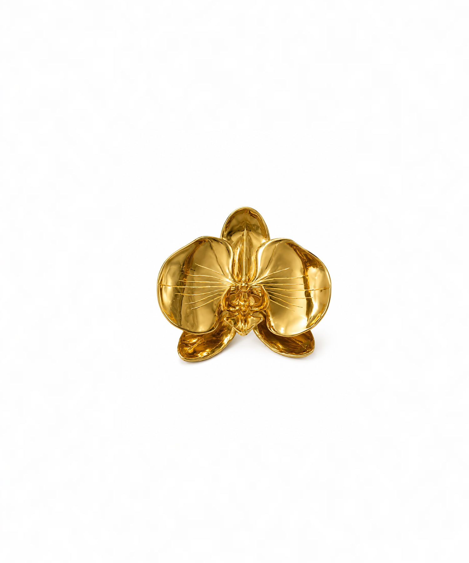 Кольцо Орхидея gold