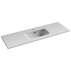 Ceramica Nova Compact CN7028 Раковина мебельная накладная 1210x395x170, цвет белый фото