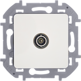 Розетка TV (телевизионная) - Legrand Inspiria - проходная - белый — фото 14