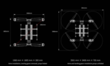 Рама карбоновая ZHT AERO KEEL MAX Frame (без моторов, пропов, регуляторов)