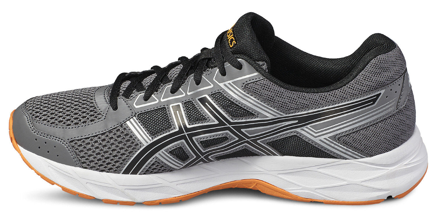 Кроссовки для бега мужские Asics GEL Contend 4 серые-оранжевые - 5