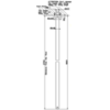 Gessi Rettangolo 20099#031 Излив потолочный, для монтажа с удаленным управлением (не входит в комплект), цвет: хром