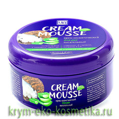 Крем косметический Cream Mousse «Питательный для рук» с экстрактом алоэ календулы и маслом ши ТМ Царство Ароматов