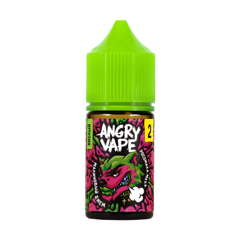 Жидкость Angry Vape Salt 2% 30 ml - Росомаха Маха (малиновый джем)