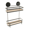 Fixsen Magic Wood FX-930B-2 Полка душевая, цвет: чёрный