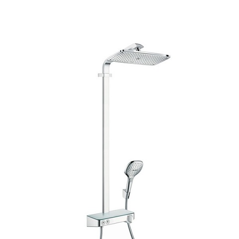 Hansgrohe Raindance E 27288000 Душевая система внешнего монтажа с термостатом 110 см с верхней лейкой 36х19 см
