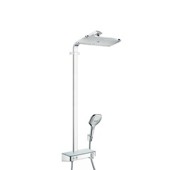 Hansgrohe Raindance E 27288000 Душевая система внешнего монтажа с термостатом 110 см с верхней лейкой 36х19 см фото