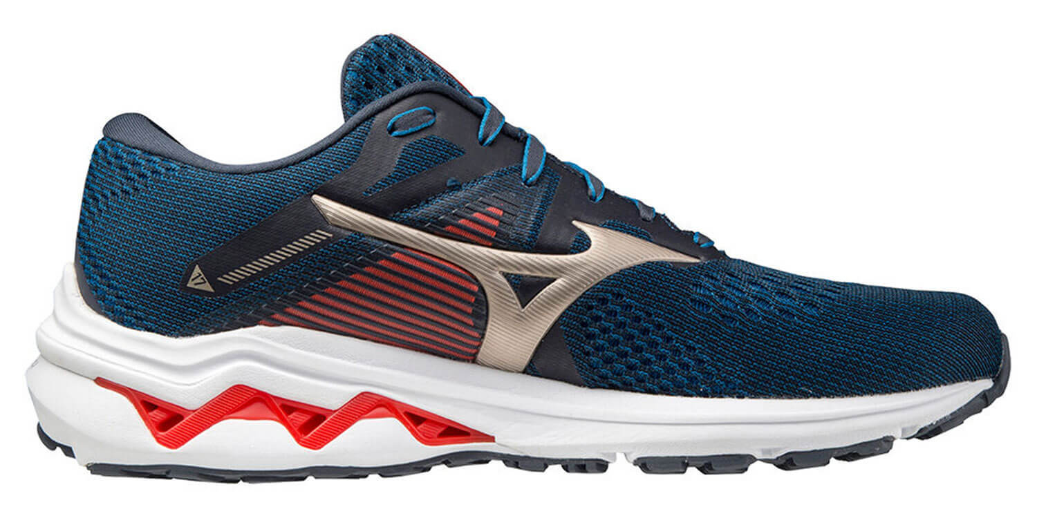 Mizuno Wave Inspire 17 кроссовки для бега мужские темно-синие