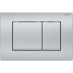 Geberit Delta 115.137.46.1 Смывная клавиша, для двойного смыва, матовый хром фото