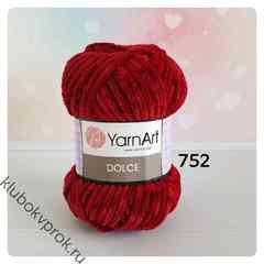YARNART DOLCE 752, Бордовый